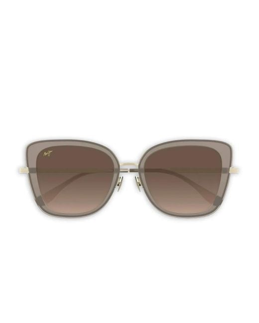 Occhiali Da Sole Lake Cat-Eye di Maui Jim in Brown