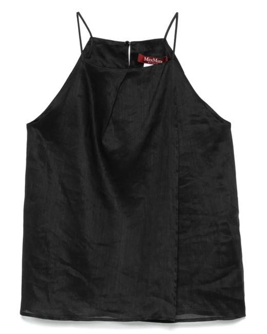Max Mara Black Summer Top