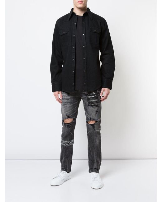 childrens black ripped jeans