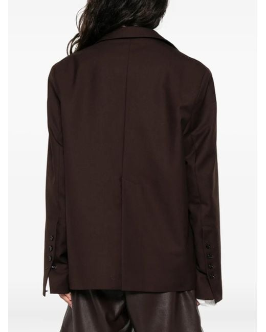 Séfr Black Peak-Lapels Blazer