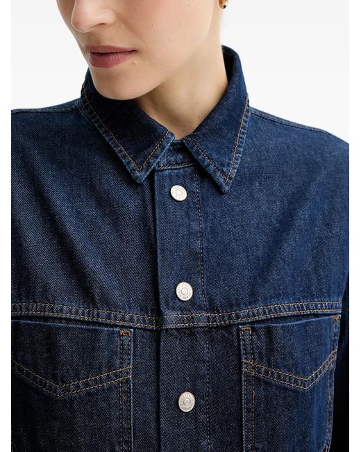 Marc O' Polo Blue Button-Up Jumpsuit
