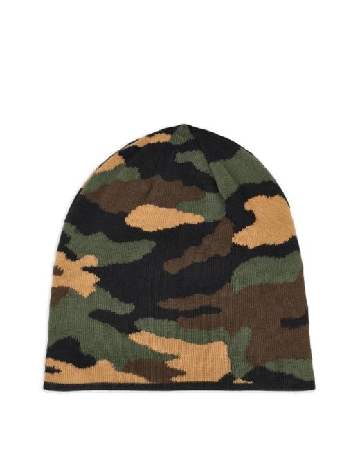 The North Face Black Camouflage Reversible Beanie