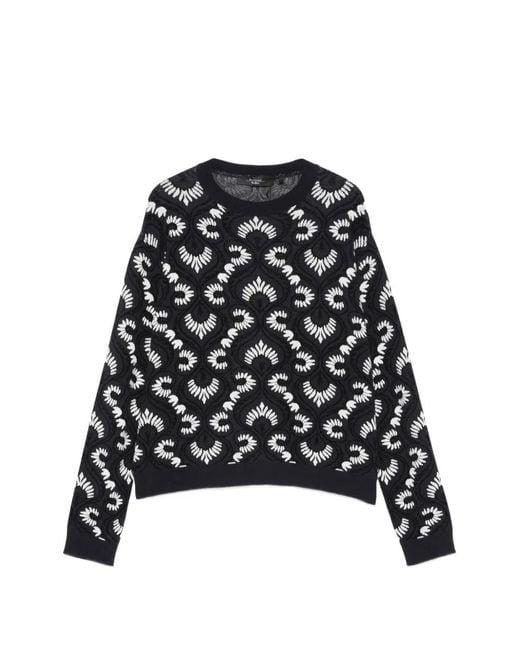 Jersey Wkdfaraone Estampado Max Mara de color Black