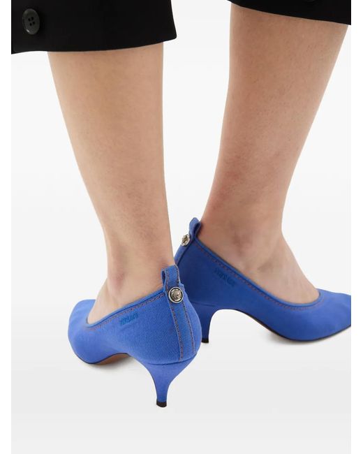 Versace Blue Tina Pump