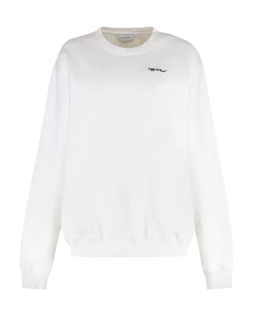Off-White c/o Virgil Abloh White Felpa Sweatshirt