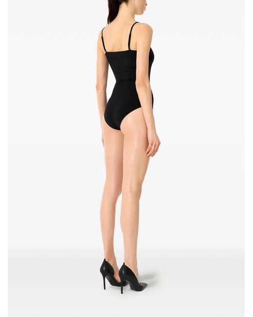 Wolford Black Skin Contour Bodysuit