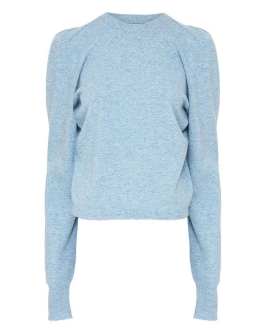 Maglione Con Maniche A Palloncino di Maison Margiela in Blue