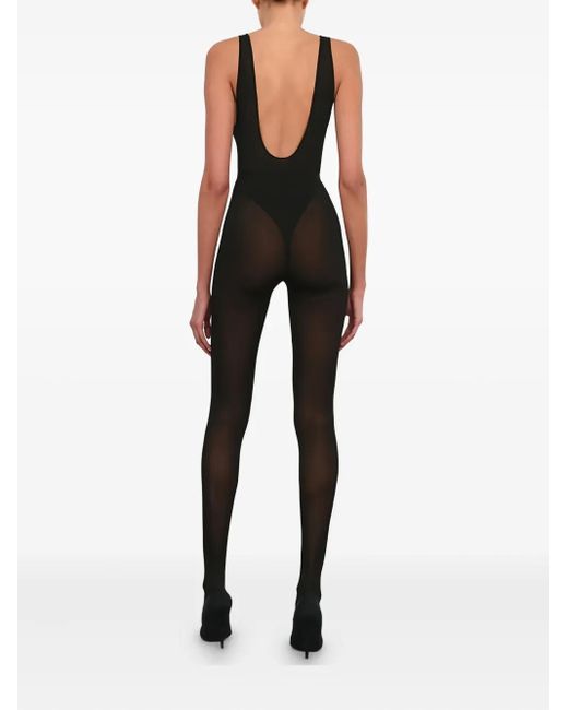 Wardrobe NYC Black Semi-Sheer Leggings
