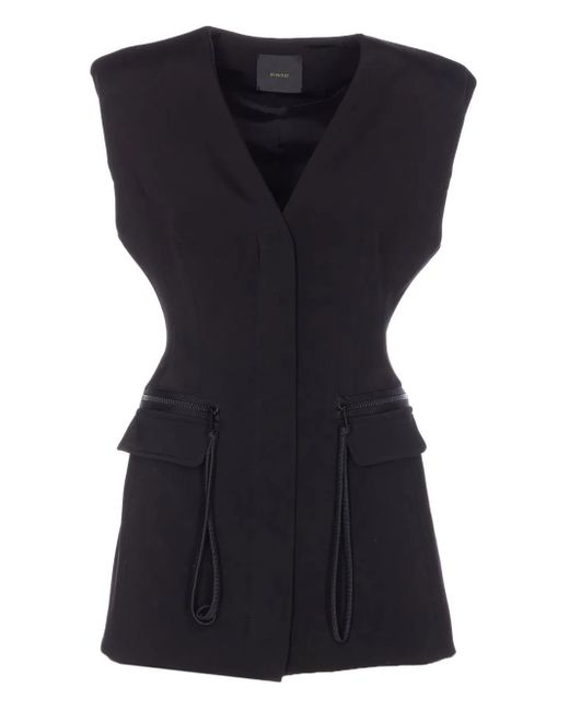 Pinko Gitana Gilet in het Black