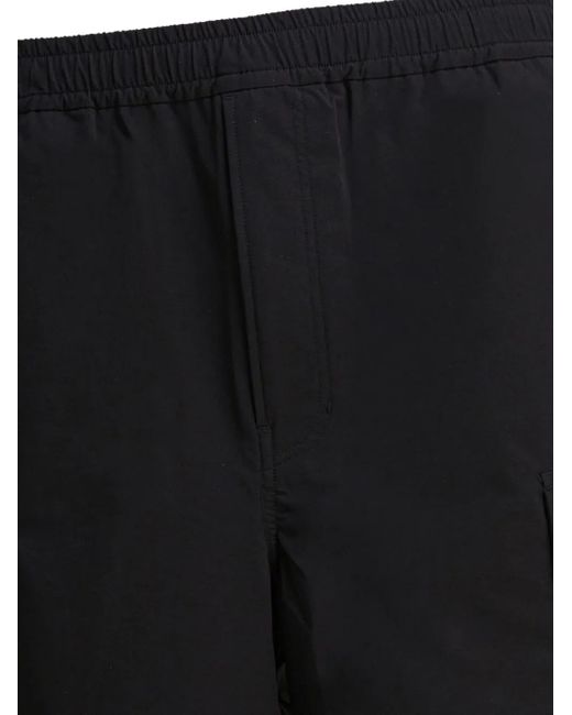 Daiwa Pier39 Black Cargo Pocket Elastic-Waist Shorts for men