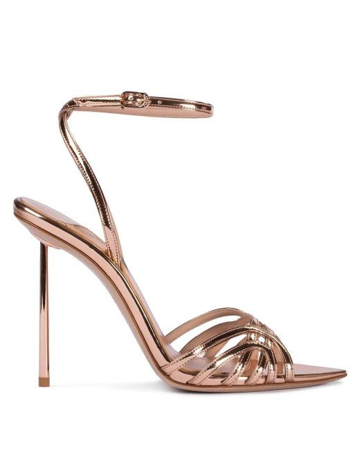 Le Silla White 120Mm Bella Sandals