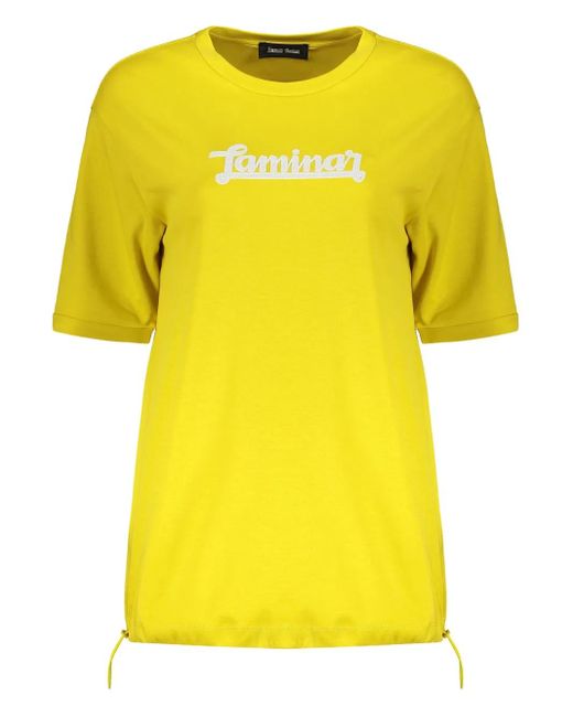 Herno ドローストリングヘム Tシャツ Yellow