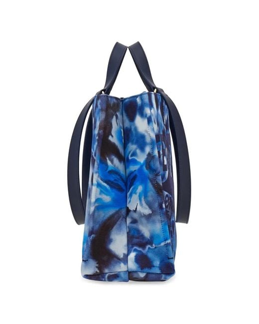 Ferragamo Blue Tote Bag With Logo (L)