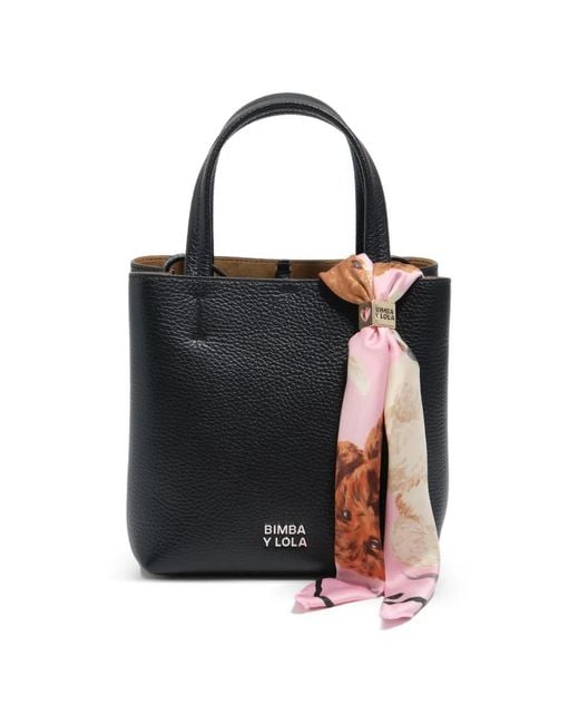 Bimba Y Lola White Dog-Print Scarf With Heart Charm