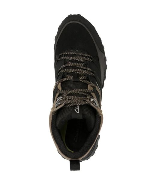 Clarks Black Atl Trek Rise Gtx Suede Boots for men