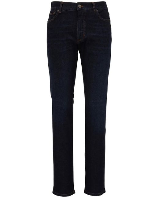 Zegna Blue City Slim-Fit Jeans for men