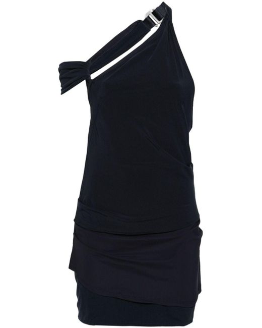 Nike Blue X Jacquemus asymmetrisches Minikleid
