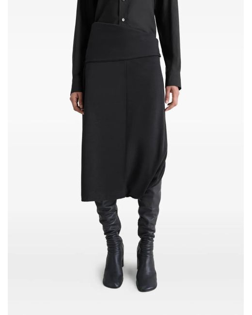 Gonna Con Design A Incrocio di Lemaire in Black