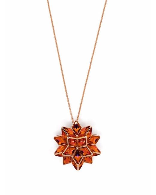 Swarovski Metallic Crystal Star Necklace