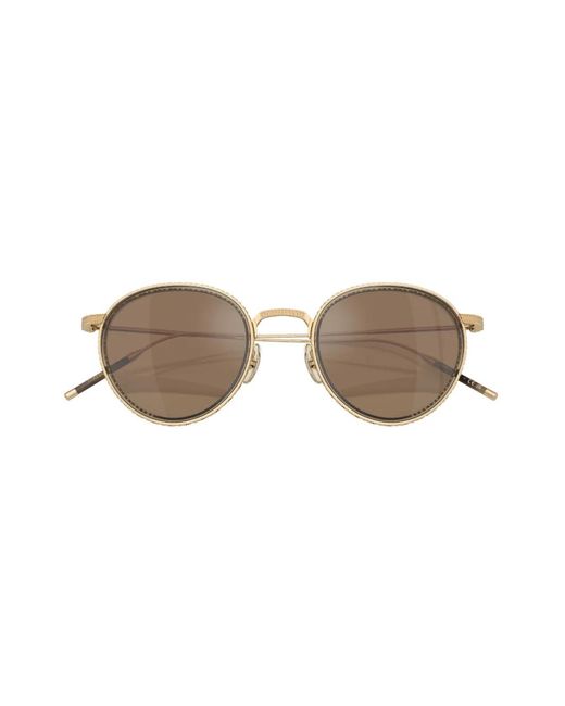 Oliver Peoples Brown Tk-8 Sunglasses