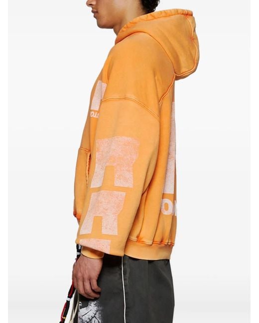 メンズ RRR123 Heritage パーカー Orange