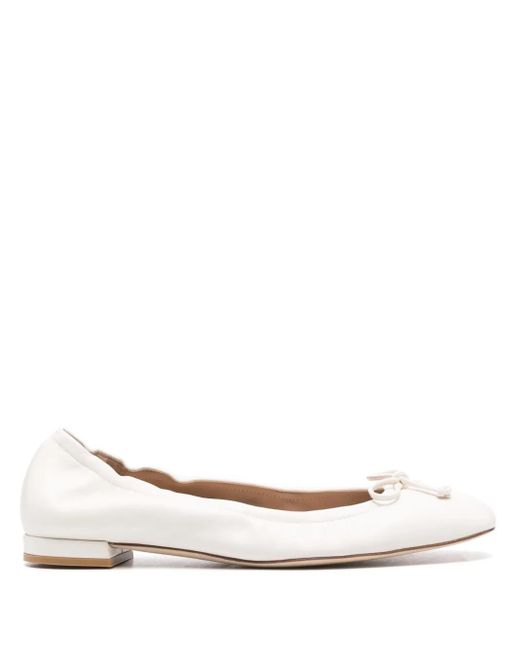 Stuart Weitzman Natural Bria Ballet Flat