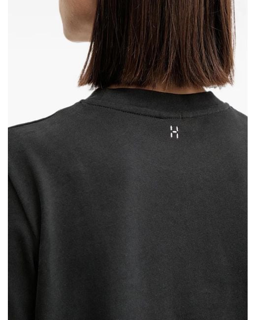 Haglöfs Black Crew-Neck T-Shirt