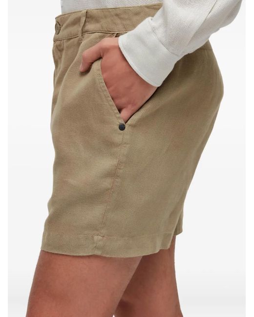 メンズ Osklen リネン ショートパンツ Natural