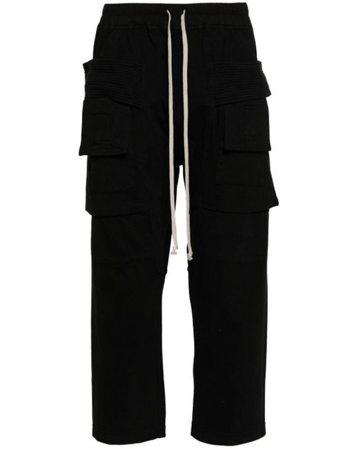Pantaloni sportivi Creatch crop di Rick Owens in Black da Uomo