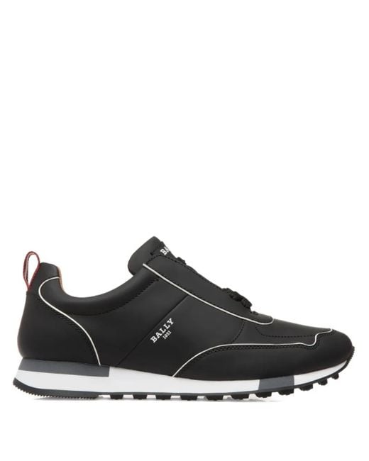 Bally Black Logo-Detail Sneakers for men