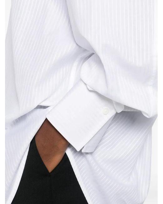 Totême  White Striped Shirt