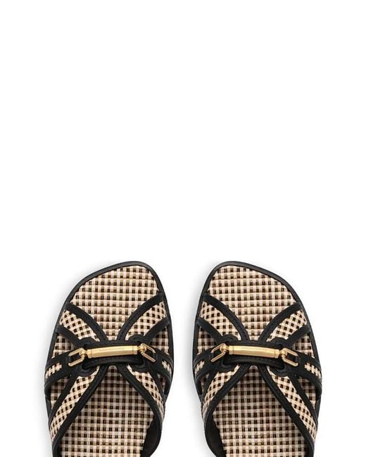 Zimmermann Black Prisma Woven Sandals