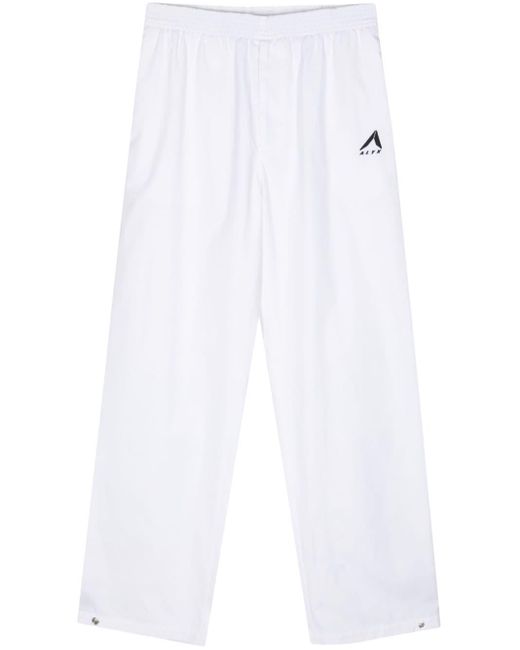 Pantaloni sportivi con ricamo di 1017 ALYX 9SM in White da Uomo