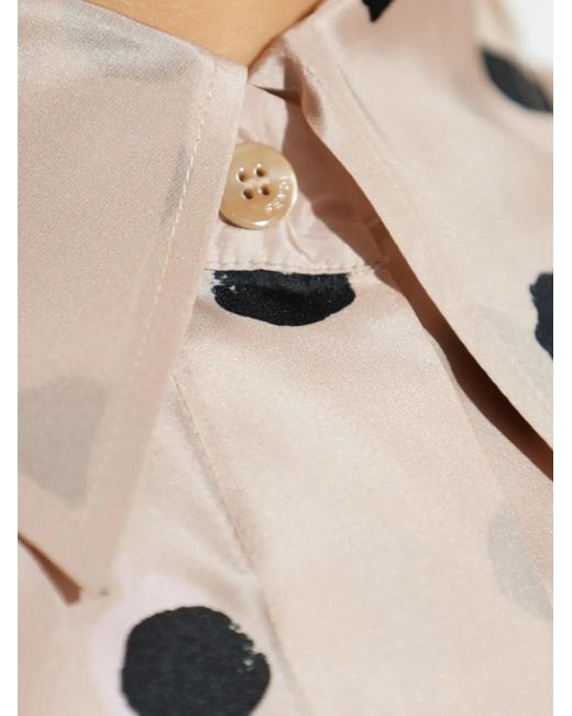 Fendi White Polka-Dot Shirt