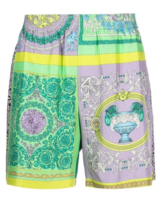 Versace silk shop shorts