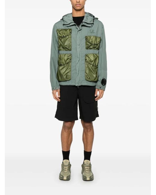 C P Company Green Goggle Jacket for men