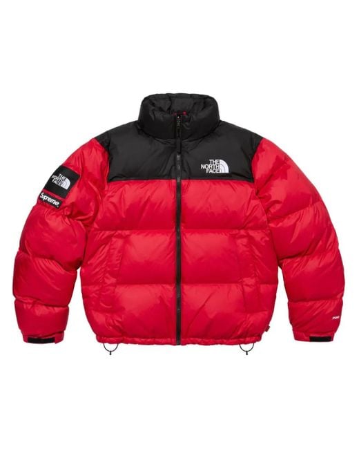 Supreme Red X The North Face Nuptse Jacket for men