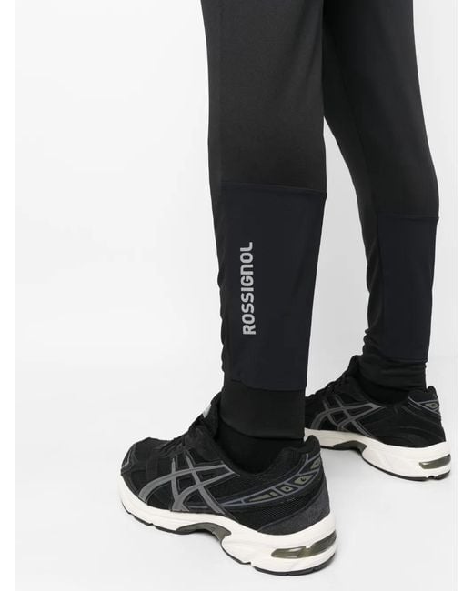 Rossignol Black Panelled Performance Track Pants for men