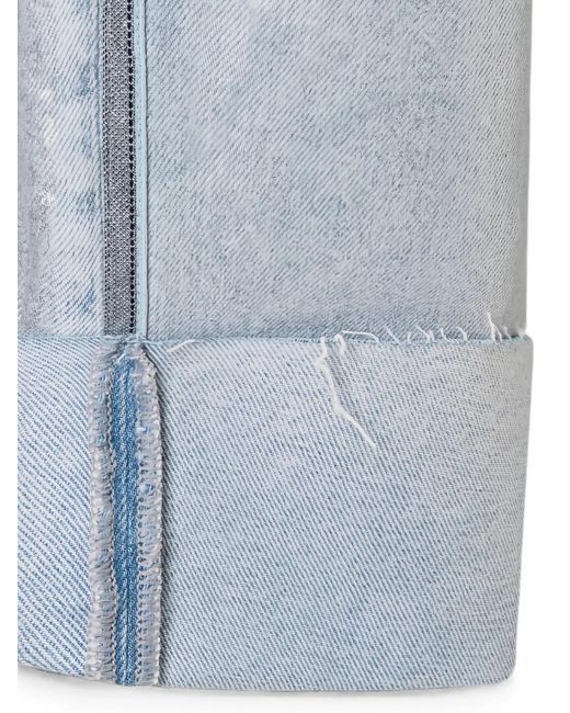 Vaqueros Anchos Estilo Capri Mac Jeans de color Blue