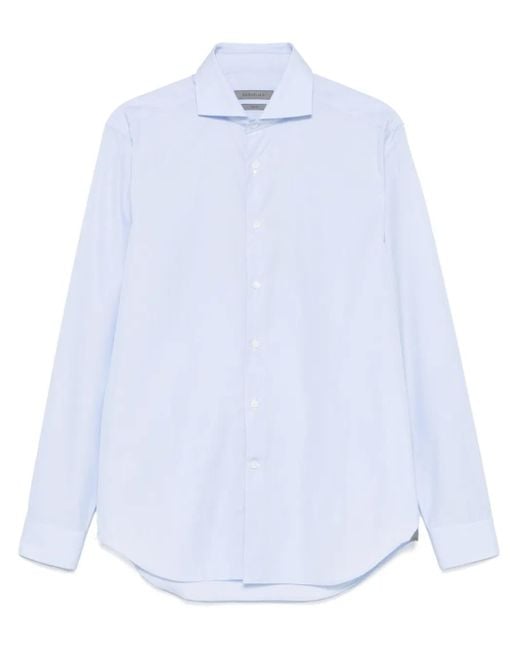 Corneliani White Cotton Shirt for men