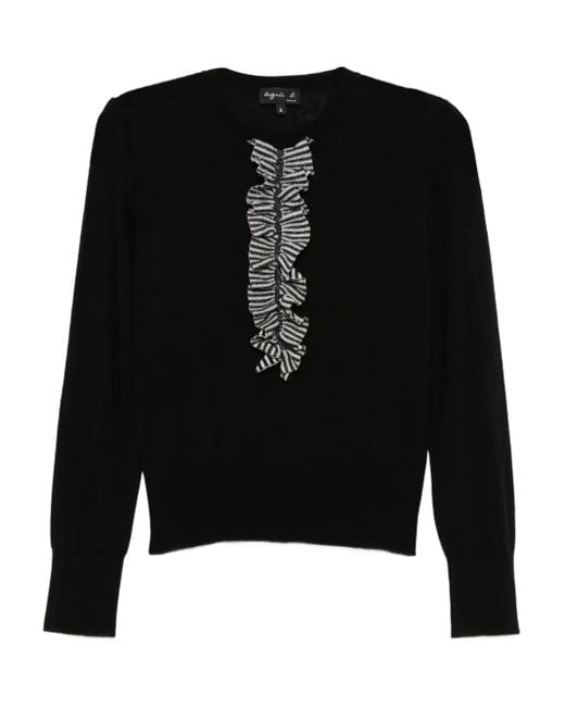 Agnes B. Black Poesie Top