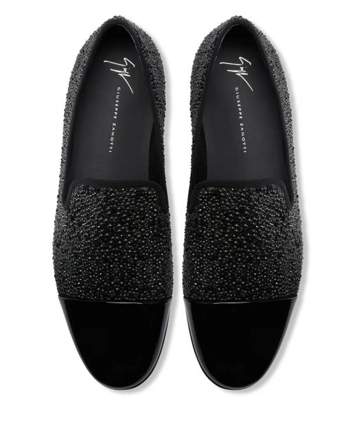 Giuseppe Zanotti Black Lewis Loafers for men