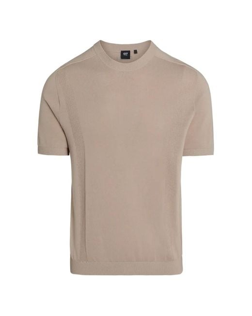 Alpha Tauri Natural Textured T-Shirt for men
