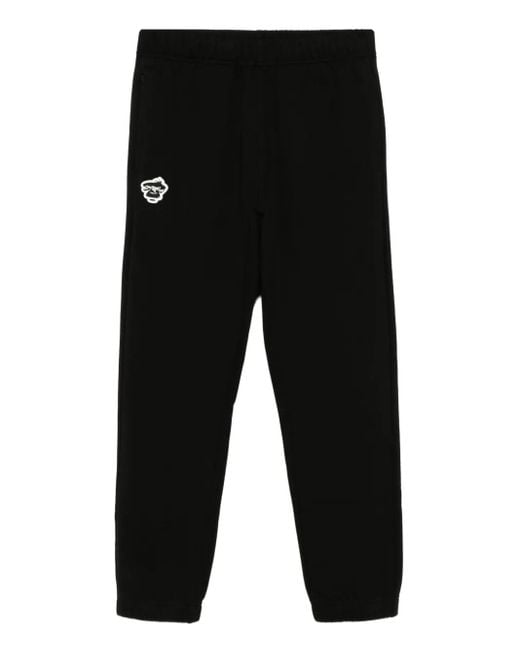 Pantalon À Patch Logo Aape By A Bathing Ape pour homme en coloris Black