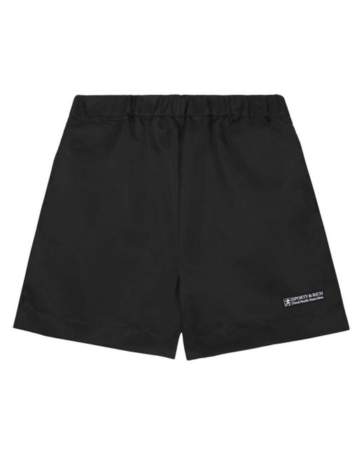 Pantalones cortos de running Good Health Sporty & Rich de color Black