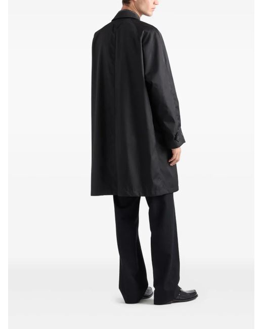Prada Black Re-Nylon Coat for men