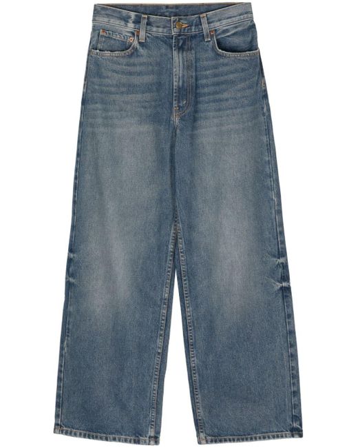 B Sides Blue Elissa Wide-leg Jeans