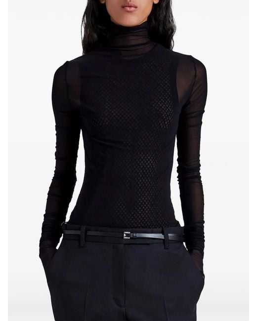 Proenza Schouler Black Rio Top
