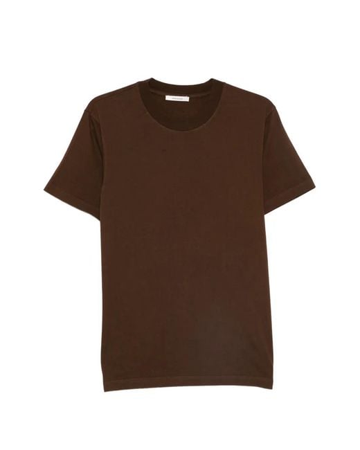 Entire studios Brown T-Shirt À Col Rond