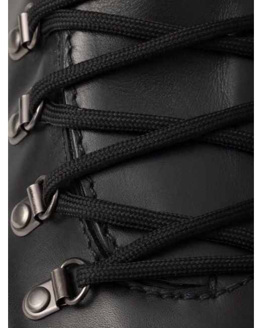 Prada Black Brixxen Leather Boots for men